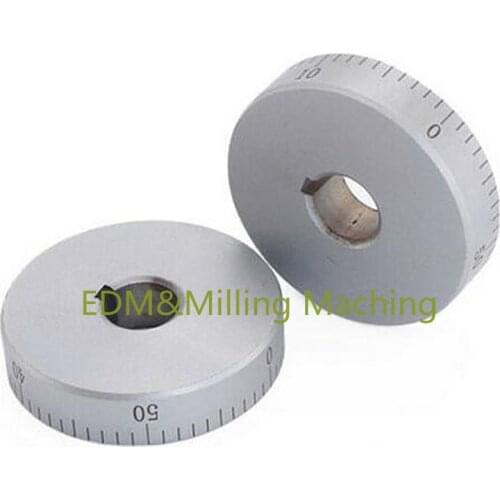 1PC CNC Milling Machine 0-50mm Lathe Small Scale Metal Ring Dial C6132 For Mill Part
