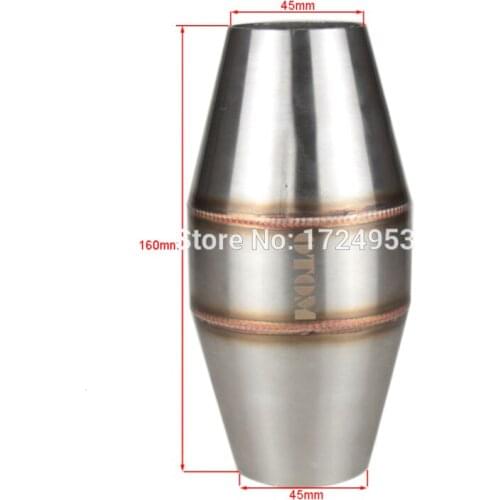 45mm Motorcycle Exhaust Pipe Muffler Expansion Chamber For Dirt Bike Pit Bike Motocross CRF RMZ DRZ YZF CR KXF EXC