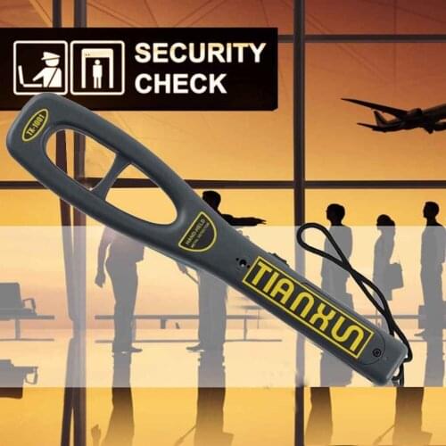 High Sensitivity Charge Metal Detector Subway Security Checker LED Alarm Indication Safety Scanner Tools Battery Metal Detector