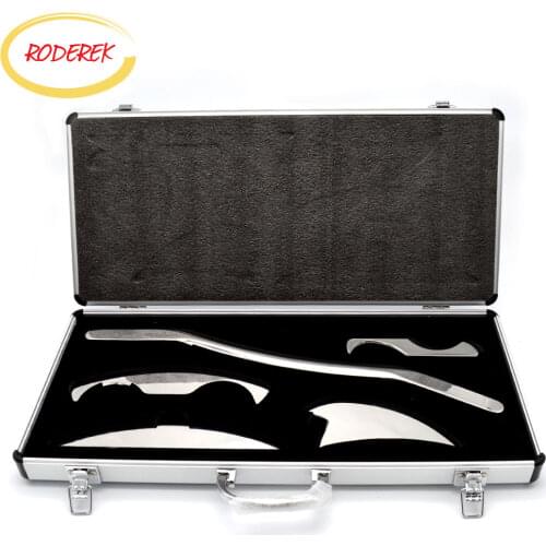 304 Stainless Steel Guasha Set Body Massage Gua Sha Tool For Scraping Body Pain Release Health Therapy