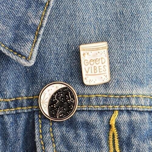 White Coffee Cup Drink Cup Enamel Brooch Coat Clothes Badge Backpack Pins Hat Bag Decor New Arrival Cute Galaxy Galaxys New