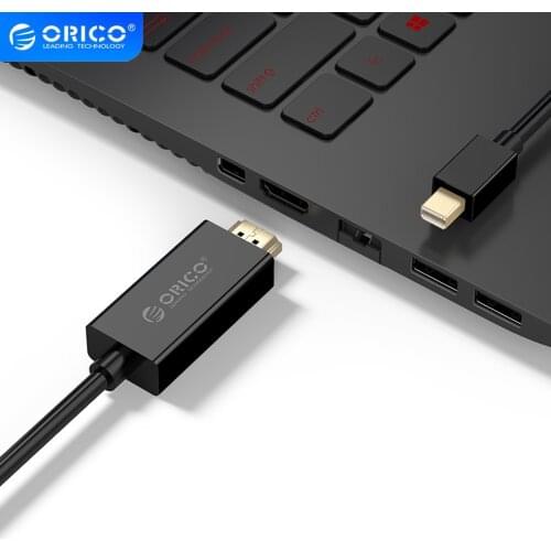ORICO Mini DP Display Port to HDMI-compatible/DP Adapter HD Cable Male To Male Video Audio Converter Cable For Macbook Air Pro