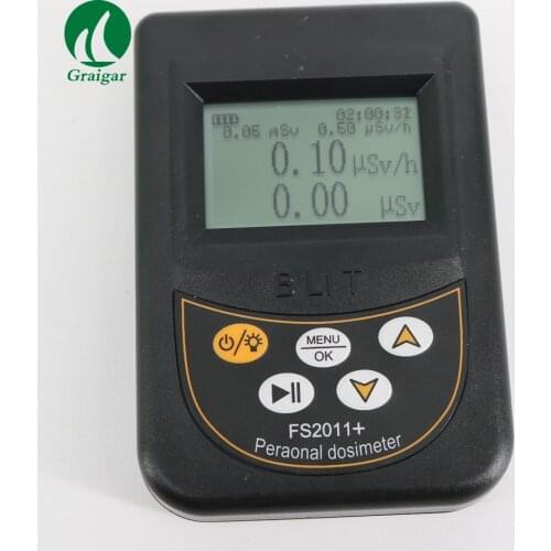 Peranonal Dosimeter Portable Radiation Detector FS2011+ can measure the environmental background