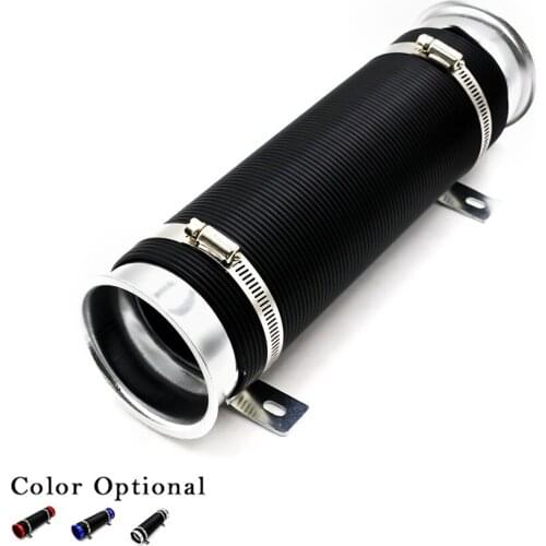 Car modification supplies telescopic tube ventilation tube intake air pipe 75MM expandable cold air intake kit