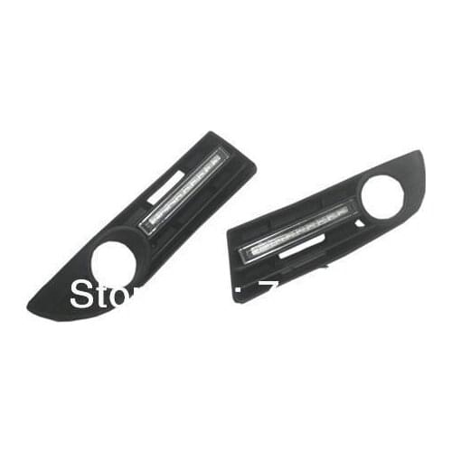 Fog Light Grille With LED DRL For Volkswagen For VW Polo 9N3