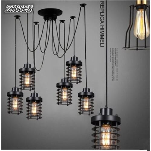 Retro Cafe Restaurant Bar 6 Lamps,8 Lamps,10 Lamps Chandelier Personality Fashion Creative Tiannvsanhua Chandelier Light