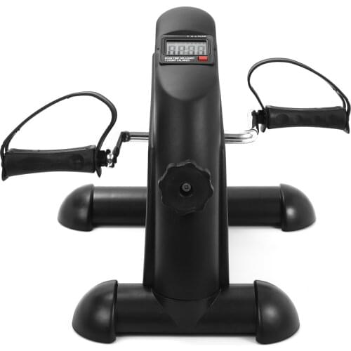 Indoor Cycling Bike Stepper Mini Pedal Stepper Exercise Machine LCD Display with Adjustable Resistance For Home Office Gym