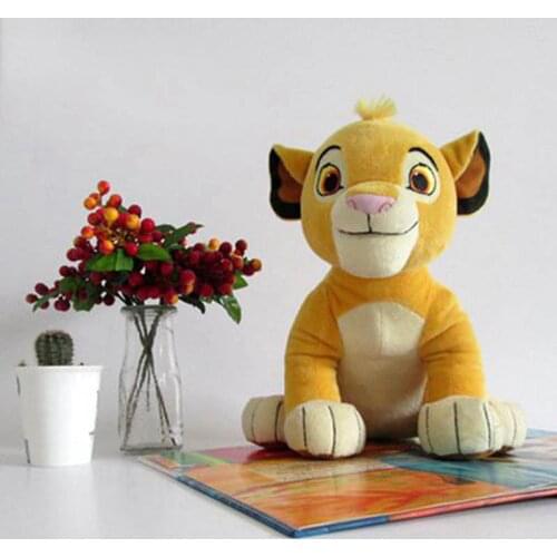 New Good Quality Cute 1pcs Sitting High 26cm Simba The Lion King Plush Toys Simba Soft Stuffed Animals doll For Children Gifts