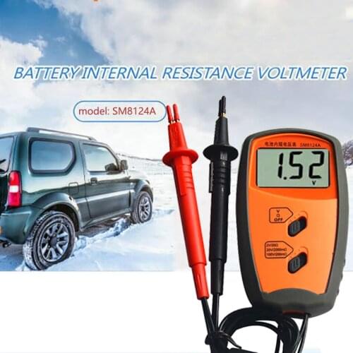 SM8124A Professional 0.2-20ohm Internal Battery Resistance Impedance Meter Tester BG44
