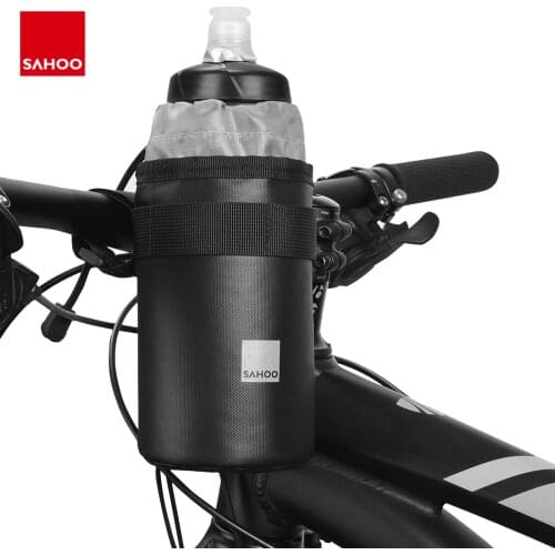 Sahoo Travel 112050 Cycling Bike Bicycle Handlebar Insulated Drink Water Bottle Bag Kettle Cooler Pack Holder Hydration Carrier
