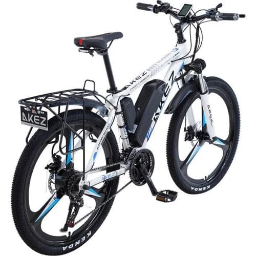 Smart Electric Bicycle 36V 350W Two Wheels Electric Bicycles 21 Speed Red/Yellow/Gray Mountain Electric Bicycle With Rear Rack