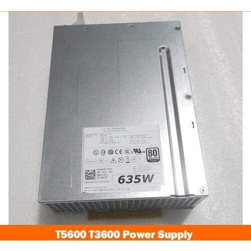High quality desktop power supply for T5600 T3600 635W NVC7F D635EF-00 fully tested
