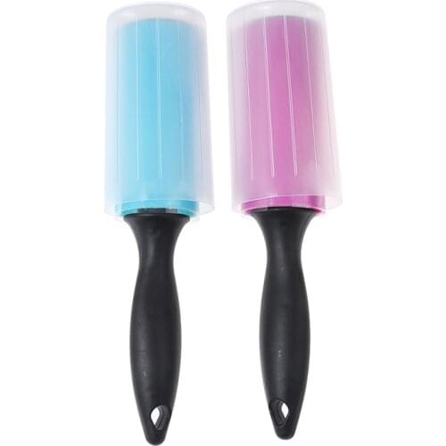 1PC Sticky Silicone Dust Wiper Remover Cat Dog Clothes Tousle Remover Reusable Washable Lint Roller Bed Hair Cleaning Brush