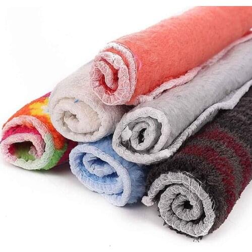 10Pcs 20*20CM 100% Cotton Tea Towels Dish Towels Terry Cloths Cleaning Rags Kitchen