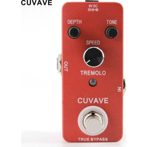 CUVAVE Guitar Pedal Effector TREMOLO/recording Loop/delay/overdrive/effects Guitar Accessories