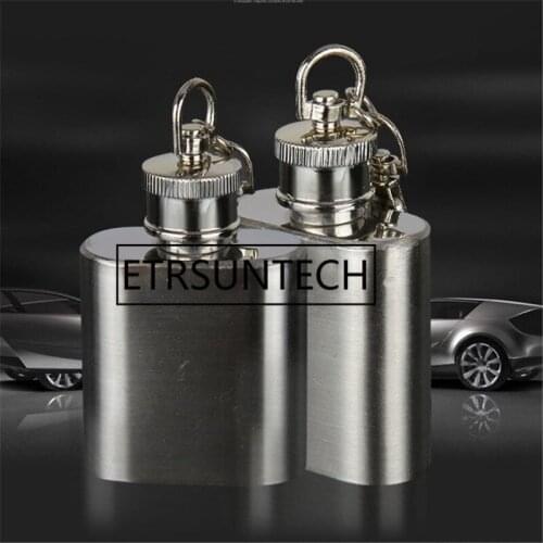 50pcs Stainless Steel Wine Pot Outdoors Portable Wild Hip Flasks Little Liquid Kettle Hiking Bottle Drinkware Accessory