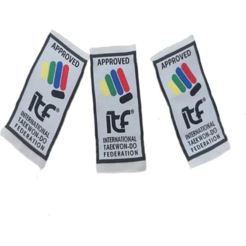 Personalized ITF uniform Logo Emblems Label for Taekwondo Kimono for uniform 2020 New Products Accessories