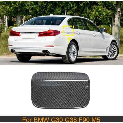 Car Gas Tunk Cap Cover for BMW 5 Series G30 G38 F90 M5 2017 2018 2019 Car Fuel Gas Oil Tank Cover Cap Trim Accessories