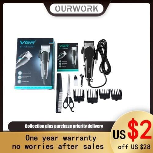 Hair Clipper Retro Oil Head Scissors High-Power Gradient Plug-In Set Powerful Stainless Steel Blade Special For Salon