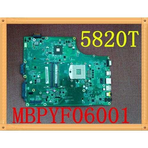 FOR Acer Aspire 5820T 5820TZ Laptop Motherboard MBPYF06001 DAZR7MB16C0 100% TESED OK