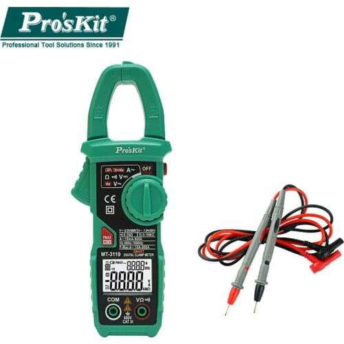 Proskit Digital Display Intelligent High Precision Current Clamp Meter Dual Screen Digital Display Clip-on Multimeter Ammeter