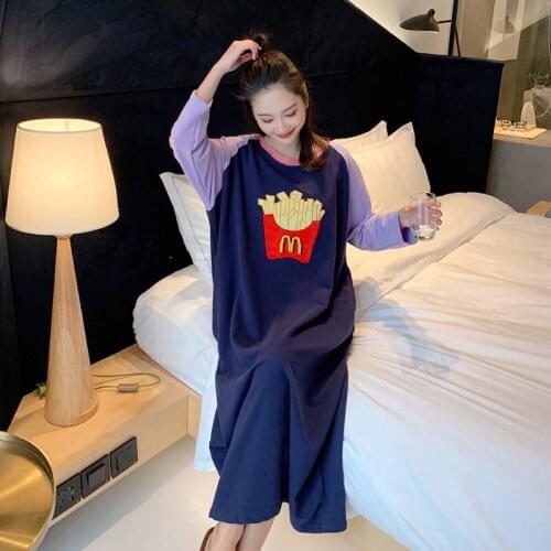 Night Dress Gecelik Sleepwear Nightgown Kigurumi Pijama Mujer Koszula Nocna Nightwear Femme Sleepshirts Nightgown seksi gecelik