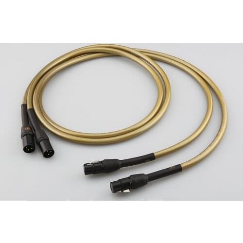 New HI-End Hexlink Golden 5-C XLR Interconnect cable pair 1M