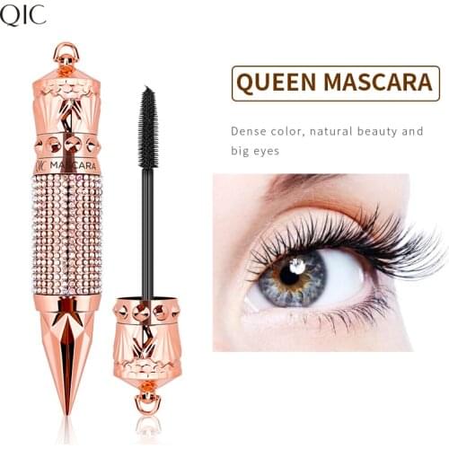 Super Lashes Mascara Waterproof Silk Fiber Mascara Black Long Curling Eyelash Extensions Sexy Eyes Makeup CosmeticTSLM1