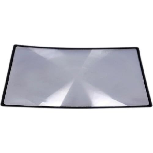 Magnifying Glass A5 Flat PVC Magnifier Sheet X3 Book Page Magnification Magnifying Reading Glass Lens 180X120mm Tool Parts