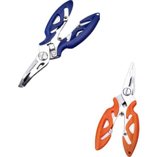 1Pc Fishing Plier Scissor Braid Line Lure Cutter Hook Remover Tackle Tool Cutting Fish Use Multifunction Scissors Fishing Tools