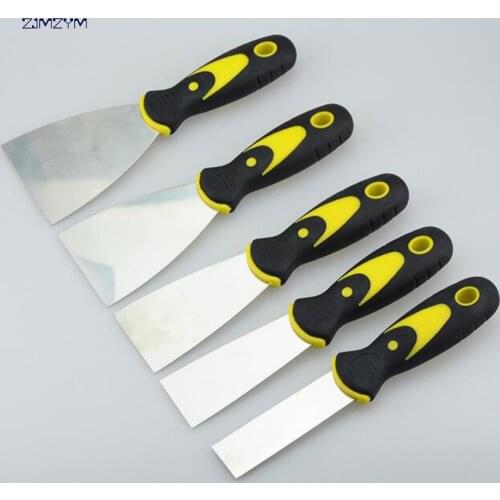 2.5 inch Putty Knife 1pcs Scraper Blade Scraper Shovel Carbon Steel Plastic Handle Wall Plastering Knife Hand Tool 200x65mm