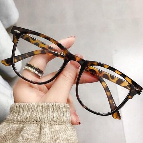 2021 Trends Office Anti Blue Light Oversized Retro Computer Glasses Women Blue Blocking Gaming Big Size Men Eyeglasses Frame