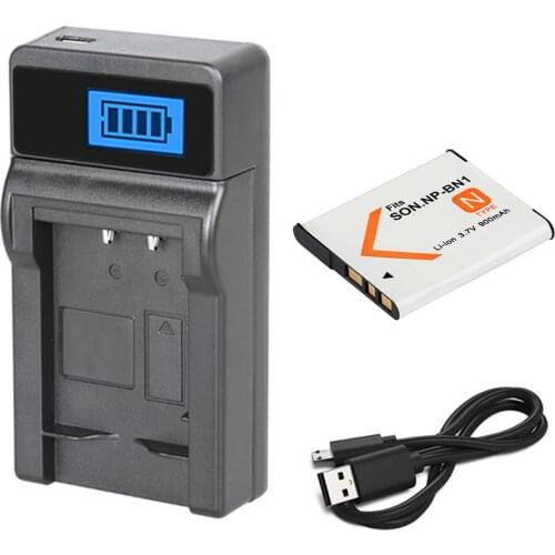 Battery + Charger for Sony Cyber-shot DSC-WX5, DSC-WX7, DSC-WX9, DSC-WX30, DSC-WX50, DSC-WX60, DSC-WX70, DSC-WX80 Digital Camera