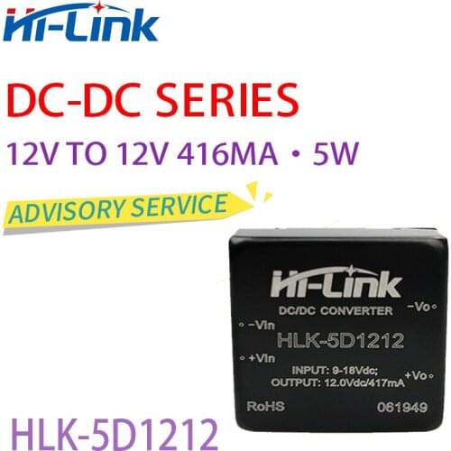HLK-5D1212 Free Ship 9-18V to 12V 420mA mini dc to dc converter/step down module 5pcs/lot