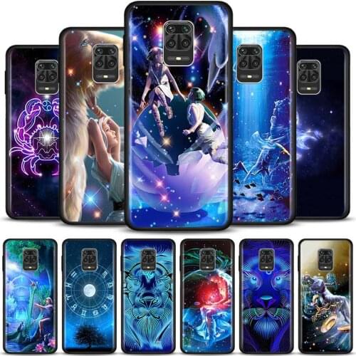 Cover for Xiaomi Redmi Note 9 9s 8T 8 Pro 7 Case for REDMI 8A 9A 9C 9T 9i 9 Power Silicone Capa Soft Back Zodiac Signs