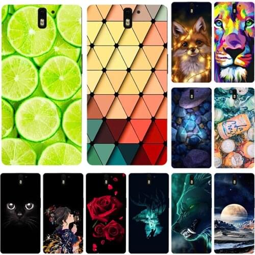 Fashion Printed Case For OnePlus One Plus 1 Oneplus1 1+1 A0001 Cover Cool Cute Animal Fruit soft silicone Phone Case Shell