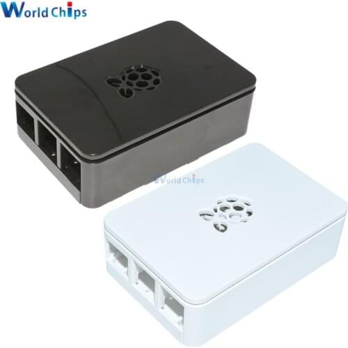 Black White Raspberry pi 3 Case Updated Premium Raspberry Pi Case for Raspberry Pi 3, 2 & B