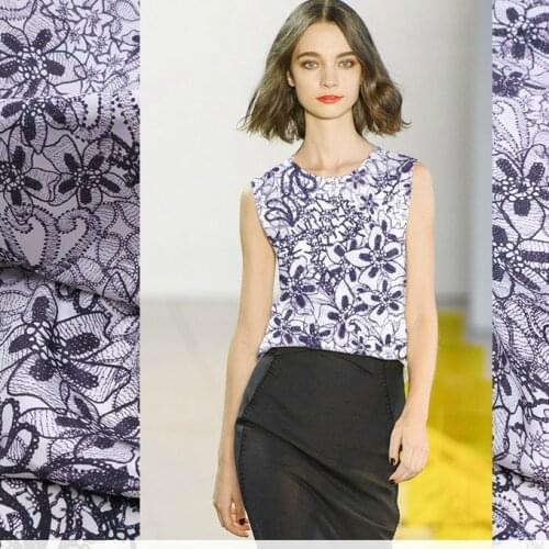 114 cm wide natural silk fabric meter 16 mm digital inkjet silk crepe de chine fabric printed dress fabric wholesale silk cloth