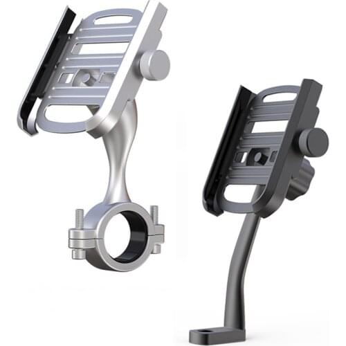 Aluminum Alloy Bicycle Phone Holder Mountain Road Bike Motorcycle Handlebar Clip Stand Mount Bike MTB Smartphone Holder Support