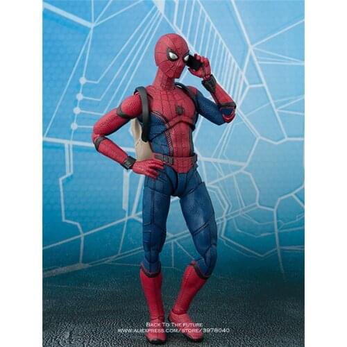 Disney Marvel spider Homecoming 14cm Action Figure Anime Mini Decoration PVC Collection Figurine Toy model for children gift