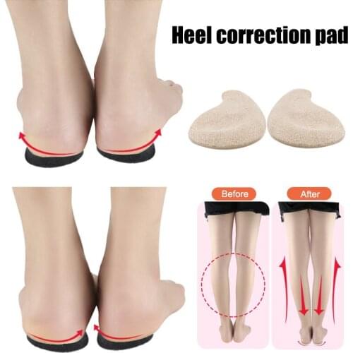 2Pc Gel Orthopedic Insoles for Women Shoes O-leg Corrector Foot Varus Valgus Heel Cushion Shoe Inserts Orthotics Insole Pad