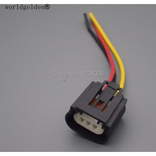 Worldgolden H13 Connector Ceramic&plastic type Female&Male H13 Socket Easy installation H13 bulb connecto