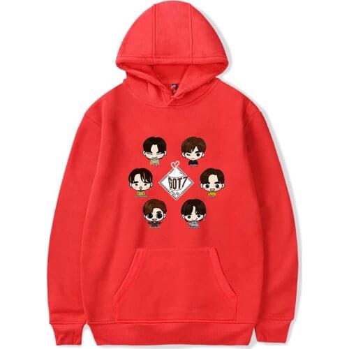 Hoodies Fashion Sweatshirt GOT7 Men Women Long Sleeve Popular Hooded Print GOT7 Hoodies Winter Mens Harajuku Sweatshirts 3D
