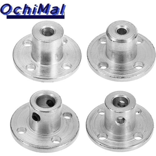 New Durable 3/4/5/6mm Rigid Flange Coupling Motor Guide Shaft Coupler Motor Connector Shaft Coupler