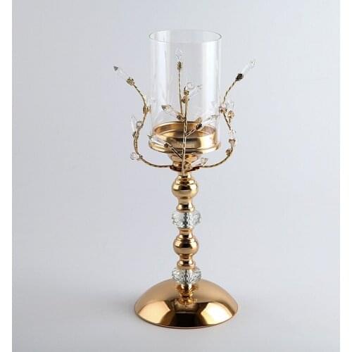 New European creative candlesticks wedding wrought iron candlesticks produced from metal crafts decorative ornaments