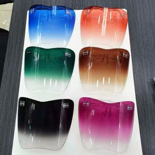 Popular Face Shield Outside Use Colorful Protective Glasses Safety Face Shield Visor Eye Protection Prevent Saliva Splash