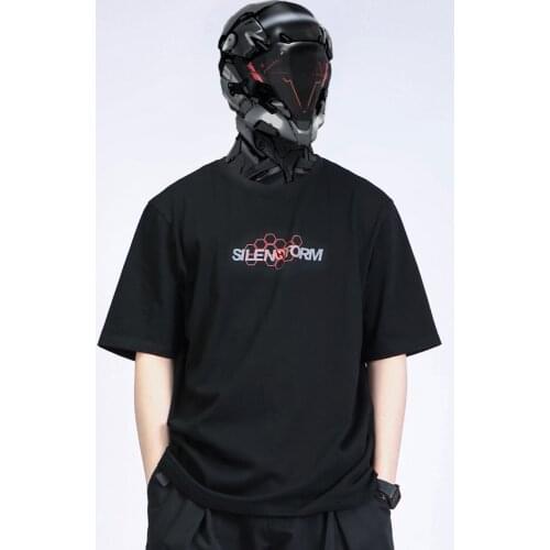 Silenstorm 21ss Simple logo print t-shirt cotton streetwear