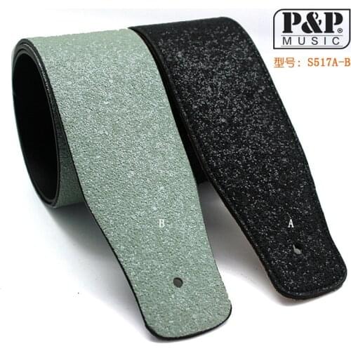 PU leather electric guitar strap Bass wide guitar strap Leather acoustic universal guitar strap accessories parts
