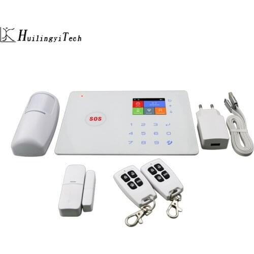 Tuya Smart Home Alarm Wifi Security Protection System Gsm Wireless Sim Card Alarm Kit