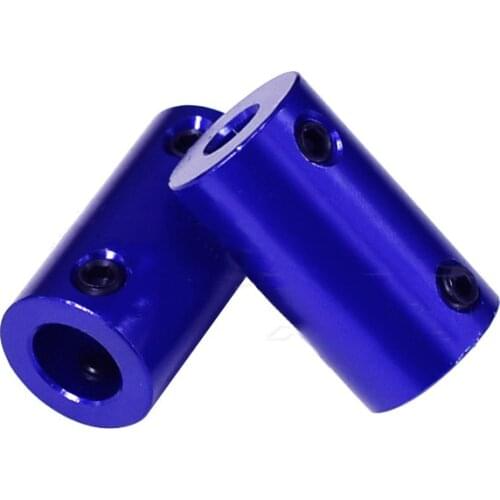 Aluminum Alloy Coupling 3D Printers Parts Blue Flexible Shaft Coupler Screw Part For Stepper Motor Accessories